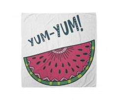 Tasty Watermelon Slice Yum Yum Bandana