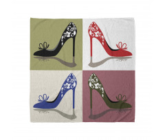 Floral Ornamental Shoes Bandana