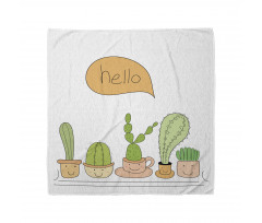 Home Plants in Smiling Pots Bandana