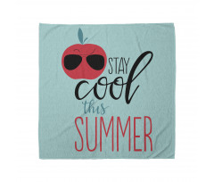 Apple with Sunglasses Bandana