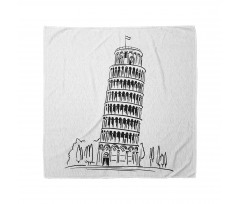 Landmark Piza Tower Europe Bandana