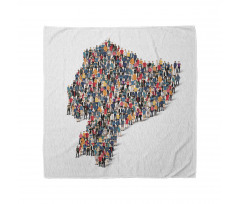 Map Created with People Bandana