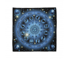 Circle of Horoscope Signs Bandana