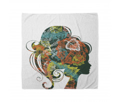 Autumn Leaves Woman Hair Bandana