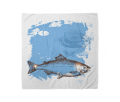 Fish and Fresh Meat Sketch Bandana