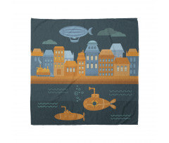 Train Airship Submarines Bandana