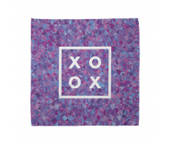 Polygonal Mosaic Romance Frame Bandana