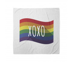 Waving Rainbow Flag Acronym Bandana