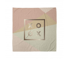 Minimalist Love Design Frame Bandana