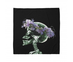 Xray Skeleton with Wreath Bandana