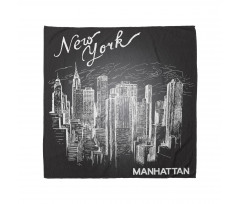 New York Manhattan Skyscrapers Bandana