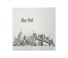 Simplistic Sketch of New York Bandana