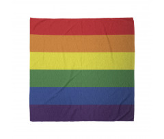 Simplistic Design LGBT Flag Bandana