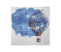 Bon Voyage Sky Cloud Balloon Bandana