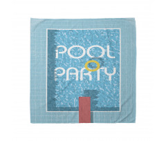 Retro Art Swimming Pool Bandana