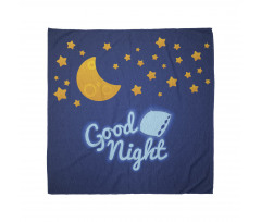 Nursery Bed Time Graphic Bandana