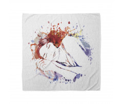 Beauty Sleeping Girl Bandana