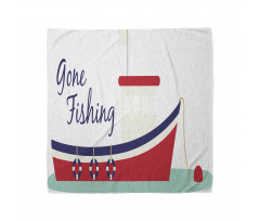 Cartoon Fishing Boat Bandana