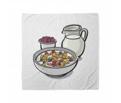 Healthy Breakfast Cartoon Bandana