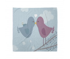 Simple Birds Romance Doodle Bandana