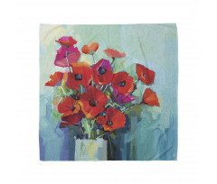 Poppy Flowers in Vase Bandana