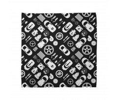 Car Service Themed Bandana