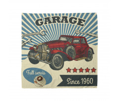 Retro Car Garage Art Bandana