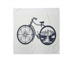 Compass and Landscape Wheels Bandana