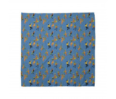 Men and Women in Costumes Bandana