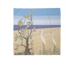 Birds on Beach Coastal Doodle Bandana