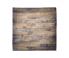 Earthy Toned Planks Bandana