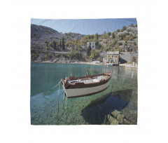 Tranquil Scene Boat on Bay Bandana