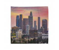 California Bandana Los Angeles Şehrinin Akşam Manzarası