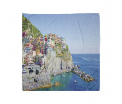 Colorful Coastal Village Bandana