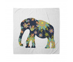 Oriental Floral Elephant Bandana