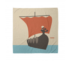 Sailboat with Woman Bandana