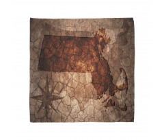 State Map USA Theme Bandana