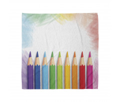 Realistic Colorful Pencils Bandana