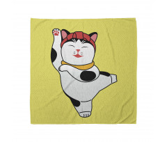 Sporty Maneki Neko Bandana