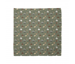 Leaves and Animals Bandana