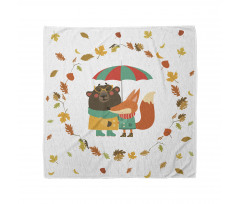 Autumn Fox and Bear Bandana