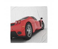 Red Super Sports Car Bandana