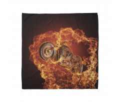 Motorbike in Fire Bandana