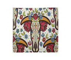 Mexican Folk Animal Skull Bandana