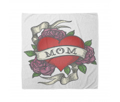 Heart with Roses and Mom Bandana