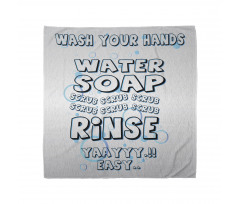 Water Soap Scrub Bandana