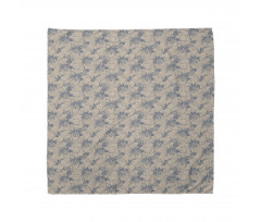 Bicolour Orchid Flowers Bandana