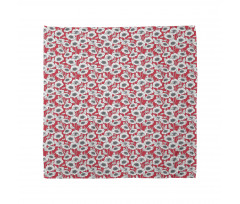 Spring Poppy Flowers Art Bandana