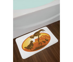 Retro Countryside Bath Mat