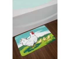 Animal Cartoon Bath Mat